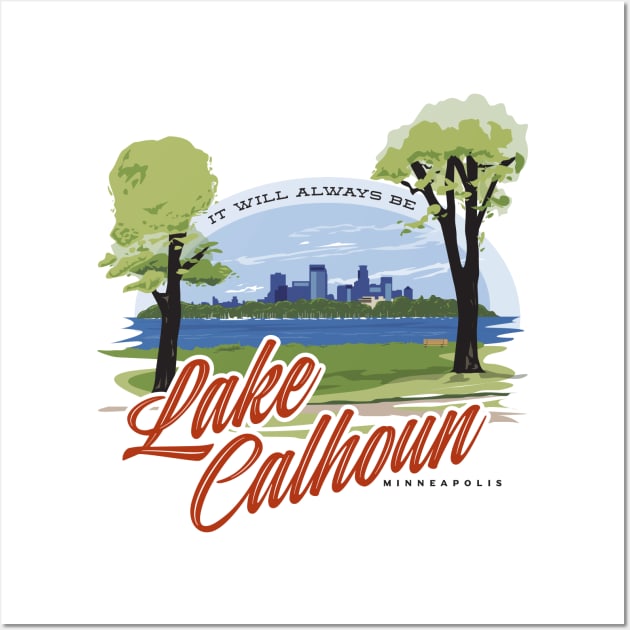 Lake Calhoun Wall Art by MindsparkCreative